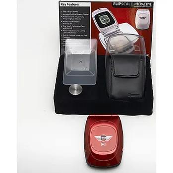 Kuchyňská váha Digitální váha My Weigh Flipscale Fi 200 / 0,1 g červená