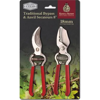 Nůžky na živý plot Kent & Stowe Zahradní nůžky TwinPack - 2 ks