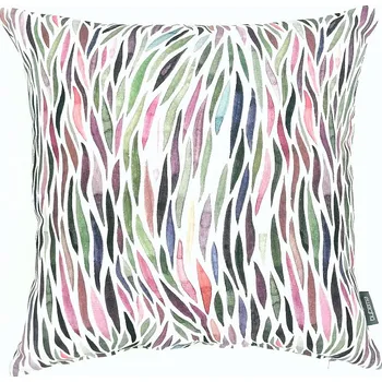 Dekorativní polštářek BYTEMA Povlak na polštářek Izaro zeleno-fialová 45x45 cm