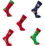 Vánoční ponožky aura.via SF6698 Barva: Mix barva 1, Velikost: 39-42