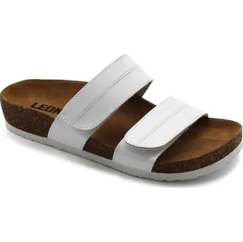 Dámské pantofle Leon Elena dámské korkové nazouváky, barva bílá Velikost: 39