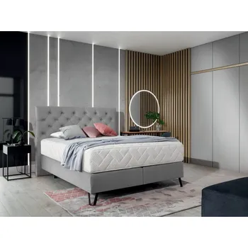Ložnice ELTAP Čalouněná postel CORTINA Boxsprings 160 x 200 cm Látka čalounění: Nube 03