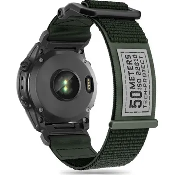 Řemínek na hodinky Tech-Protect | Tech-Protect Scount reminek na Garmin Fenix 5 / 6 / 6 Pro / 7 / 8 47mm / E, military green