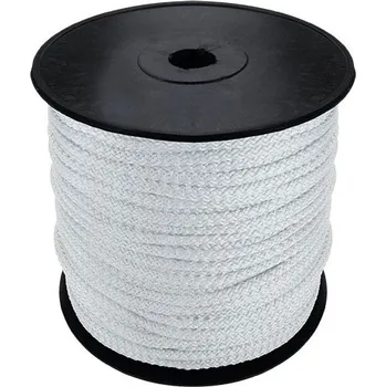 Příze Oděvní šňůra PES Ø6 mm, barva Bílá (501)