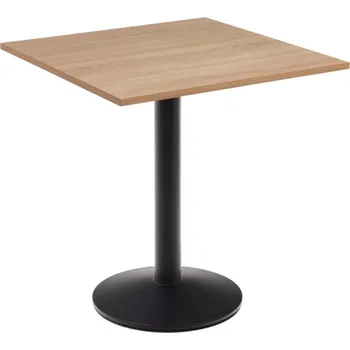 Jídelní stůl Přírodní bistro stolek Kave Home Esilda 70 x 70 cm
