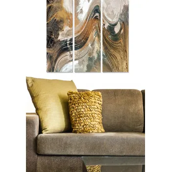 Bytová dekorace ASIR Sada nástěnných obrazů WAVE 3 ks