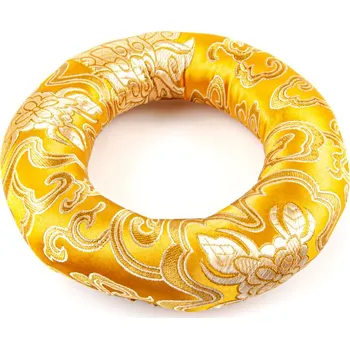 Bicí nástroj Podložka pod tibetskou mísu Orient Circle 16 cm žlutá