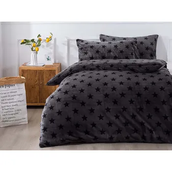 Povlečení Recenze XPOSE Tara Exclusive šedé 140 x 200, 70 x 90 cm zipový uzávěr