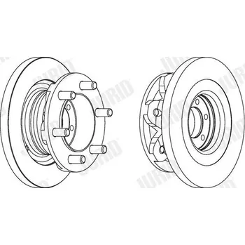 Brzdový kotouč Brzdový kotouč JURID 567118J