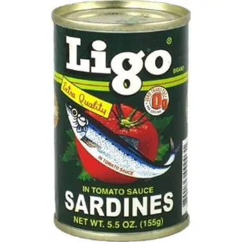 konzervovaná ryba Sardinky v rajčatové omáčce 155 g - Ligo