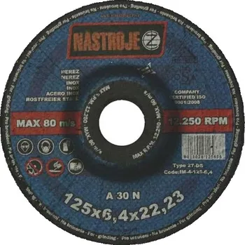 Brusný kotouč Flex 125 x 6,4 x 22 mm ocel Nástroje TopLine