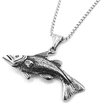 Náhrdelník Steel Jewelry řetízek s přívěskem ŠTIKA Chirurgická ocel NH231134 dárkové balení zdarma