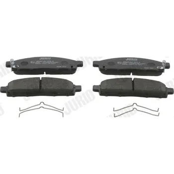 Brzdová destička Sada brzdových destiček, kotoučová brzda JURID 573916J