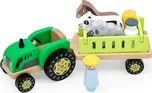 VIGA Dřevěný traktor se zvířátky…