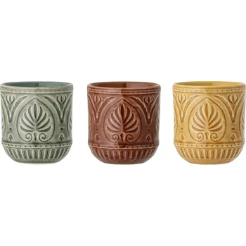 Bloomingville Hrnek Folklor Žlutá