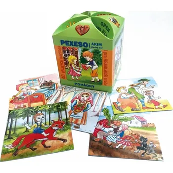 Pexeso Akim Hra Pexeso otevři a hraj Pohádky v ozdobné krabičce