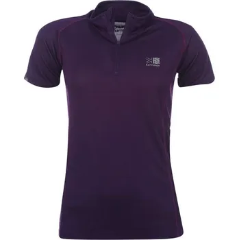dámské tričko KARRIMOR - IMPERIAL PURPLE - XL (Karrimor Zip Tech Ladies)