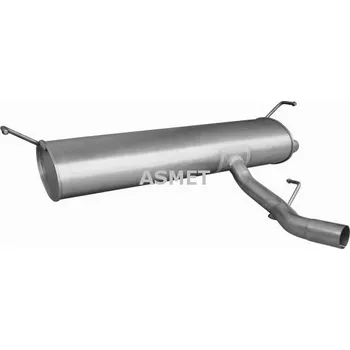 Tlumič výfuku Koncový tlumič výfuku ASMET 14.052
