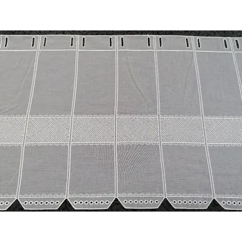 Záclona TYLEX Záclona na vitrážku - vyšívaná 5849 45 cm