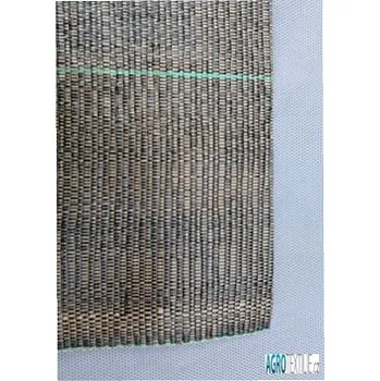 Mulčovací textilie Tkaná agrotextílie černo-hnědá 100g 2,1m x 100m váha role 21kg (Tkaná agrotextilie černo-hnědá 100g/m2 role 21kg. Cena za bm v šíři 2,1m 29Kč bez DPH)