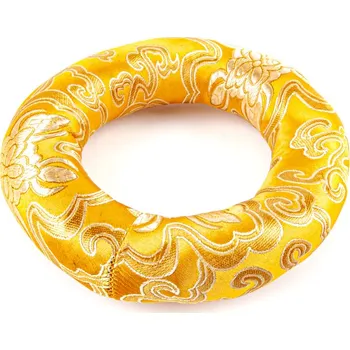 Bicí nástroj Podložka pod tibetskou mísu Orient Circle 14 cm žlutá