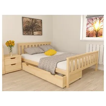 Postel Postel z masivu Agata 120x200 cm + matrace Super-flex + rošt ZDARMA