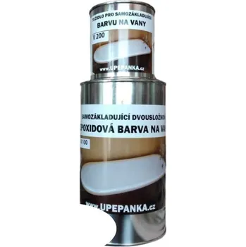 barva na beton U PEPÁNKA s.r.o. BARVY NA BETON Epoxidová barva na vany V100, bílá, SET s tužidlem Velikost: 2,25kg SET