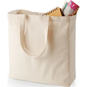 Nákupní taška Quadra Plátěná nákupní taška QD23 Natural 39 x 42 x 13 cm