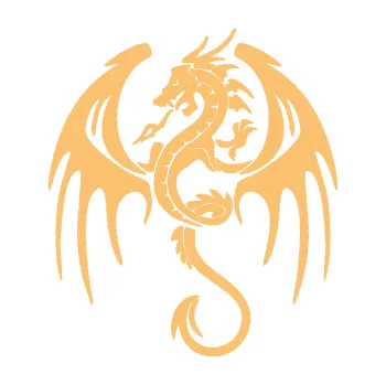 Samolepicí dekorace na vozidlo Dragon 053 levá (08 - béžová) SAMOLEPKA NA AUTO, NÁLEPKA, FÓLIE, POLEP, TUNING, VLASTNÍ TEXT, TISK, AUTOSAMOLEPKY.cz, POLEPY, OBRÁZEK, LOGO, 3D STICKERS