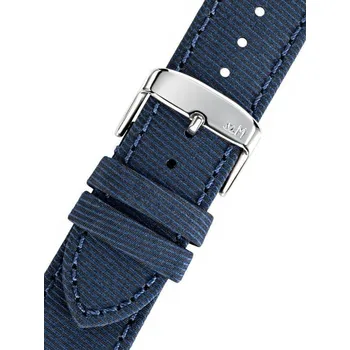 Řemínek na hodinky Textilní řemínek Morellato Corfu 5390D12.062 M, modrý, recyklovaný materiál - 20 mm