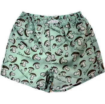 Pánské spodní prádlo Les Houbeles Trenýrky "Hříbky" - tyrkysové Velikost: L