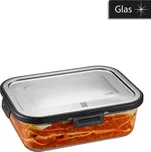 Skleněná dóza Gefu MILO obdelníková 1,5l