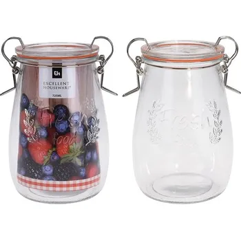 Dóza na potraviny Koopman Skleněná dóza s těsněním 725 ml