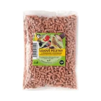 Krmivo pro ptáka Lojové peletky s jeřabinami a rozinkami UGF 500g