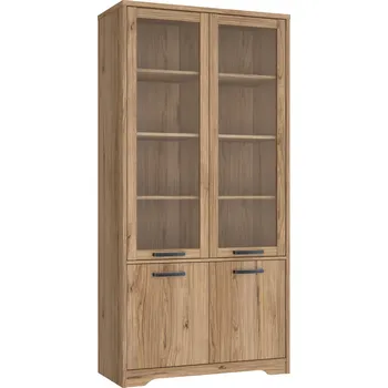 Knihovna Vitrína catania oak JOKISS JDKV721-D89