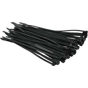 Stahovací páska e2 elektro GmbH Pásek stahovací černý odolný proti UV záření 150x3,6mm