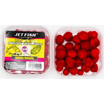 Návnadová surovina 100ml měkčené extrudy : JAHODA/MORUŠE