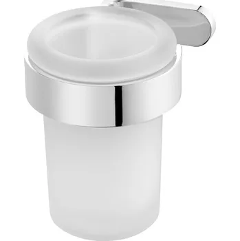 BISK Erga NATURA, držák na zubní kartáčky na zeď, chromová, ERG-04309