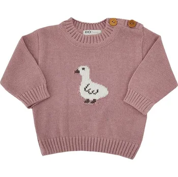 EKO svetr s husou Růžová vel. 62 cm