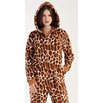 Dámský overall Dámský overal Vienetta Secret Žirafa hnědá L