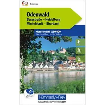 Odenwald Nr. 35 Outdoorkarte Deutschland 1:50 000 - Hallwag Kümmerly+Frey AG