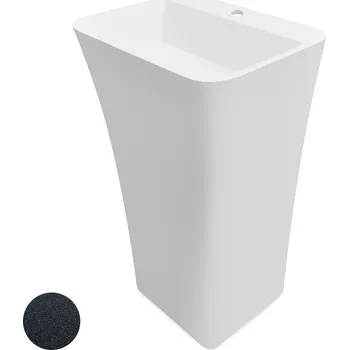 Umyvadlo Besco Volně stojící umyvadlo z litého mramoru Assos S-Line Glam G UM VS-OPB 52x41x84 cm, s otvorem pro baterii