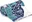 4Home Beránková deka z mikrovlákna 150 x 200 cm, Flowers/modrá