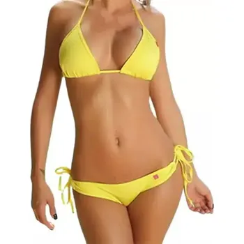 Dámské plavky Bikiny | dámské plavky - dvoudílné - Žlutá,L