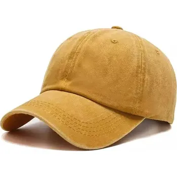 Kšiltovka Bavlněná unisex kšiltovka - žlutá