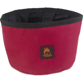 Miska pro psa Firedog cestovní miska 2l, vínová