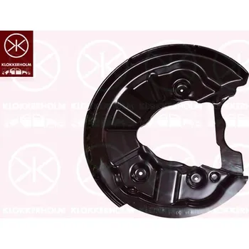 Brzdový kotouč Ochranný plech proti rozstřikování, brzdový kotouč KLOKKERHOLM 6614876