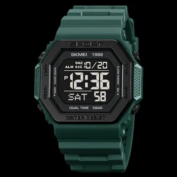 Hodinky Vodotěsné vojenské hodinky - Zelená černá