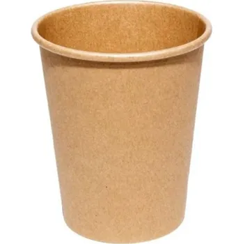 Jednorázové nádobí FLEXOBAL Papírový kelímek hnědý 300ml (cena za 50ks)