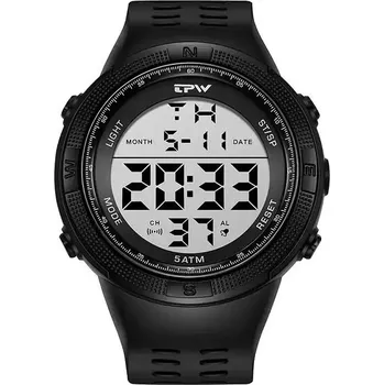 Hodinky Digitální hodinky s kalendářem - Černá